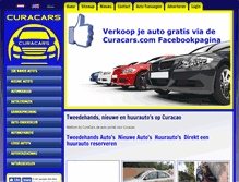 Tablet Screenshot of curacars.com